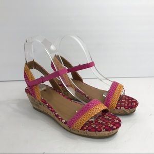 American Eagle Girl’s Floral Sandal Wedges